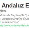 El twitter del Servicio Andaluz de Empleo